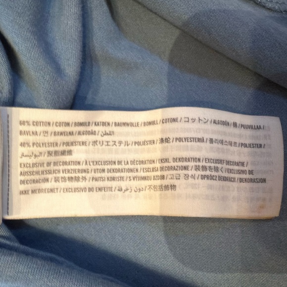 Abercrombie and Fitch, large blue T-shirt - Picture 4 of 4